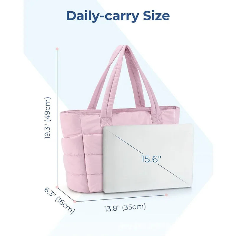 Lightweight Women's Cotton Handbag: Travel & Gym Essential